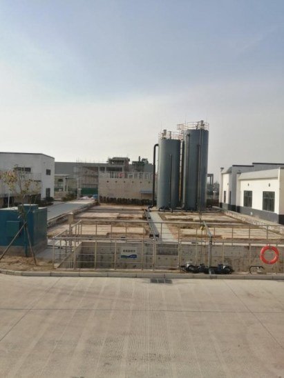 Zhengzhou Electronic Information Industrial Park Wastewater Treatment Project site photo 2