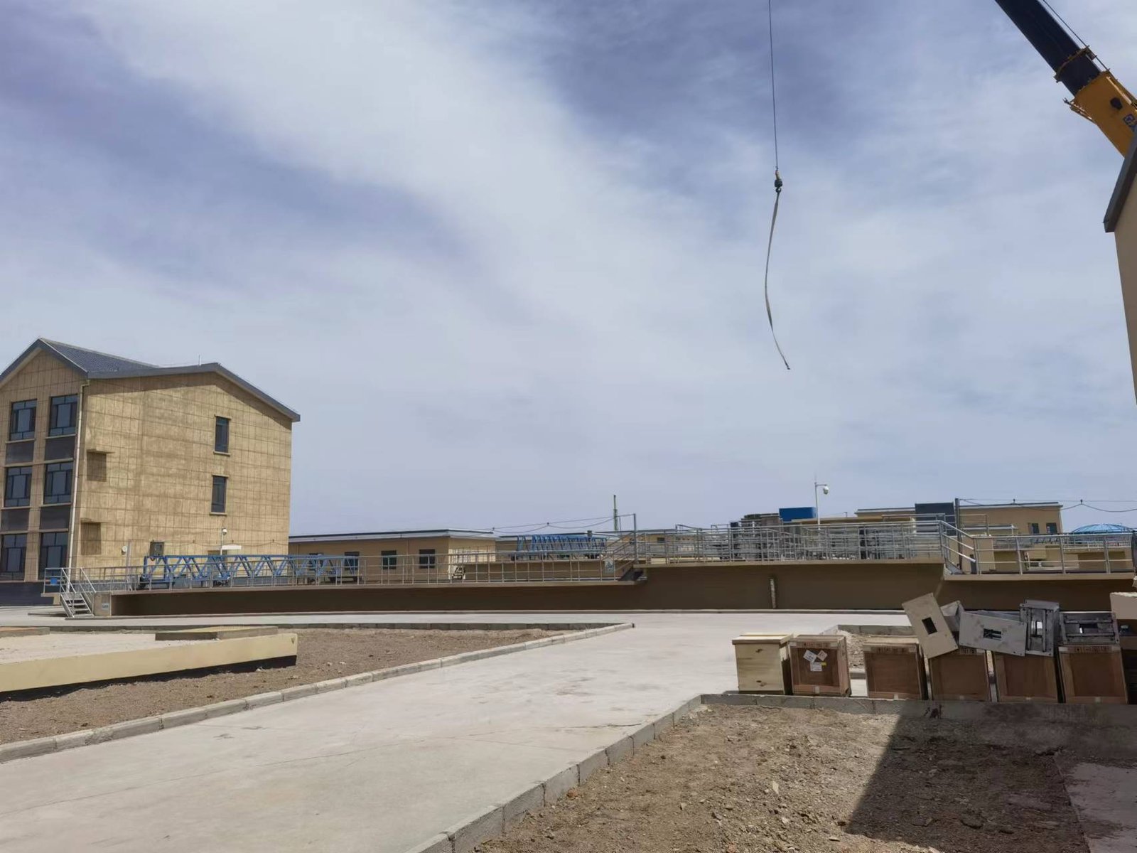 Gansu Industrial Wastewater Ozone Catalytic Oxidation Project site photo 3